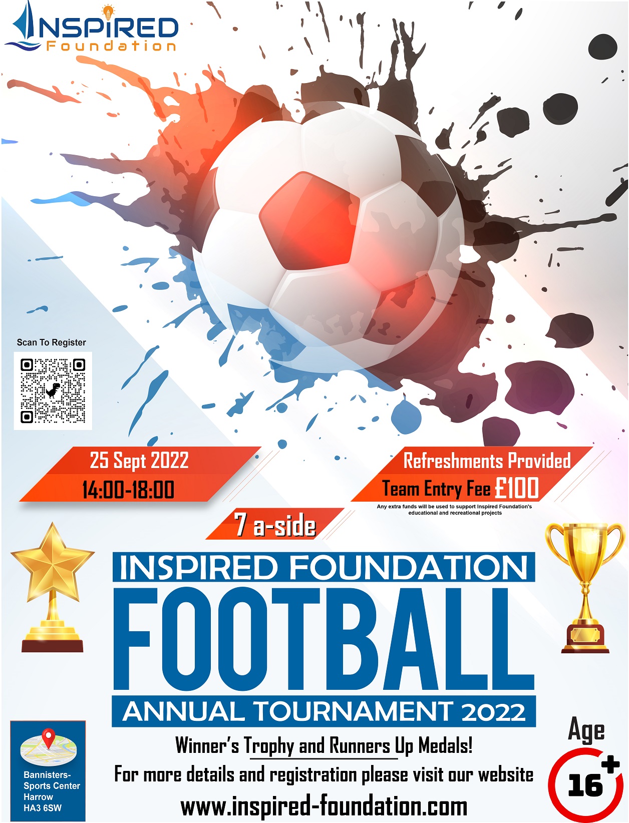 INSPIRED 7-A-SIDE FOOTBALL TOURNAMENT